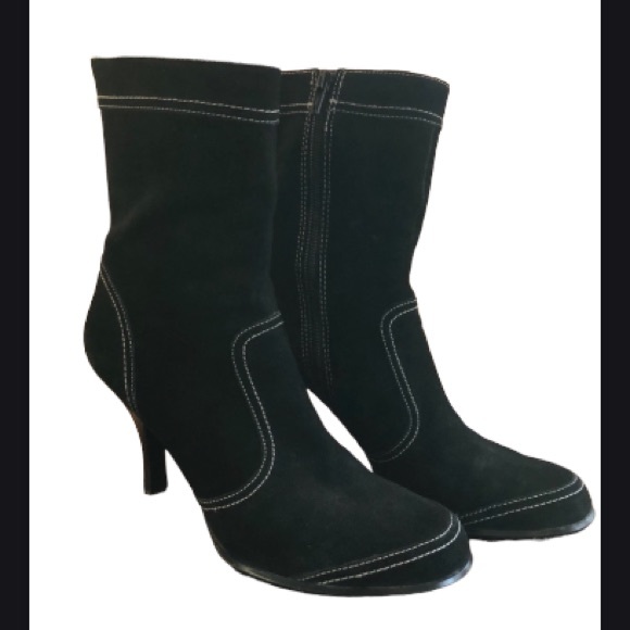 🍒 NINE WEST Black Suede Boots!!!! - Picture 12 of 13